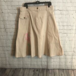 Khakis and Pink Girls Flare Skirt Size: 2X